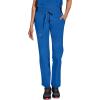 Healing Hands Women Scrub Pants with Rib Knit Waistband, Moisture Wicking, 360° Stretch and Recycled Fibers – 9152(Royal)