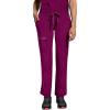 Healing Hands Women Scrub Pants with Rib Knit Waistband, Moisture Wicking, 360° Stretch and Recycled Fibers – 9152(Wine)