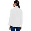 Healing Hands Women’s Carly Collar Scrub Jacket Ribbed Knit Collar, Moisture Wicking, 360° Stretch, Recycled Fibers – 5068(White)