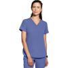 Healing Hands Women’s Medical Scrub Top Skyler with 2 Pockets Moisture Wicking, 360° Stretch & Recycled Fiber – 2285(Ceil)