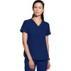 Healing Hands Women’s Medical Scrub Top Skyler with 2 Pockets Moisture Wicking, 360° Stretch & Recycled Fiber – 2285(Navy)