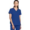 Healing Hands Women’s Medical Scrub Top Skyler with 2 Pockets Moisture Wicking, 360° Stretch & Recycled Fiber – 2285(Royal)