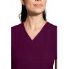 Healing Hands Women’s Medical Scrub Top Skyler with 2 Pockets Moisture Wicking, 360° Stretch & Recycled Fiber – 2285(Wine)