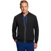 Healing Hands Samuel Bomber Jacket 6 Pockets, Moisture Wicking, 360° Stretch & Recycled Fibers – 5350(Black)