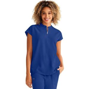 Healing Hands Women Medical Scrub Top Sandy Top with 2 Pockets, Moisture Wicking, 360° Stretch and Recycled Fiber – 2286(Royal)