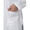 Healing Hands Lab Coat For Woman White Coat Fiona with 4 Pockets, Fluid Barrier, Easy Care, and 360° Stretch Fabric 5101(White)