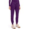 Healing Hands Women’s Jogger Scrub Pant 7 Pockets Elastic Drawstring, with Moisture Wicking & 2-Way Stretch Technology – 9244(Eggplant)