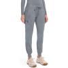 Healing Hands Women’s Jogger Scrub Pant 7 Pockets Elastic Drawstring, with Moisture Wicking & 2-Way Stretch Technology – 9244(Heather Grey)