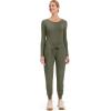 Healing Hands Women’s Jogger Scrub Pant 7 Pockets Elastic Drawstring, with Moisture Wicking & 2-Way Stretch Technology – 9244(Olive)