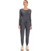 Healing Hands Women’s Jogger Scrub Pant 7 Pockets Elastic Drawstring, with Moisture Wicking & 2-Way Stretch Technology – 9244(Pewter)