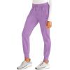 Healing Hands Women’s Jogger Scrub Pant 7 Pockets Elastic Drawstring, with Moisture Wicking & 2-Way Stretch Technology – 9244(Purple Moonstone)