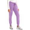 Healing Hands Women’s Jogger Scrub Pant 7 Pockets Elastic Drawstring, with Moisture Wicking & 2-Way Stretch Technology – 9244(Purple Moonstone)