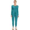 Healing Hands Women’s Jogger Scrub Pant 7 Pockets Elastic Drawstring, with Moisture Wicking & 2-Way Stretch Technology – 9244(Teal)