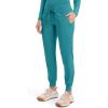 Healing Hands Women’s Jogger Scrub Pant 7 Pockets Elastic Drawstring, with Moisture Wicking & 2-Way Stretch Technology – 9244(Teal)