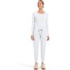 Healing Hands Women’s Jogger Scrub Pant 7 Pockets Elastic Drawstring, with Moisture Wicking & 2-Way Stretch Technology – 9244(White)