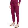 Healing Hands Women’s Jogger Scrub Pant 7 Pockets Elastic Drawstring, with Moisture Wicking & 2-Way Stretch Technology – 9244(Wine)