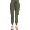 Healing Hands Women’s Jogger Scrub Pant 7 Pockets Elastic Drawstring, with Moisture Wicking & 2-Way Stretch Technology – 9244(Olive)