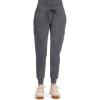 Healing Hands Women’s Jogger Scrub Pant 7 Pockets Elastic Drawstring, with Moisture Wicking & 2-Way Stretch Technology – 9244(Pewter)