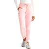 Healing Hands Women’s Jogger Scrub Pant 7 Pockets Elastic Drawstring, with Moisture Wicking & 2-Way Stretch Technology – 9244(Pink Popsicle)