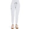 Healing Hands Women’s Jogger Scrub Pant 7 Pockets Elastic Drawstring, with Moisture Wicking & 2-Way Stretch Technology – 9244(White)