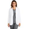 Healing Hands Women’s Lab Coat with 4 Pockets, Moisture Wicking & 2-Way Stretch Fabric, Button Front Consultation Coat 5160(White)