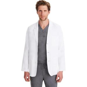 Healing Hands Medical Lab Coat Leo White Coat with 5 Pockets, Soft & 2-Way Stretch Fabric 5150(White)