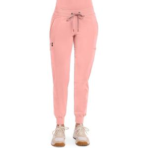 Healing Hands Women’s Jogger Scrub Pant 7 Pockets Elastic Drawstring, with Moisture Wicking & 2-Way Stretch Technology – 9244(Blushing Peach)