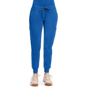 Healing Hands Women’s Jogger Scrub Pant 7 Pockets Elastic Drawstring, with Moisture Wicking & 2-Way Stretch Technology – 9244(Royal)