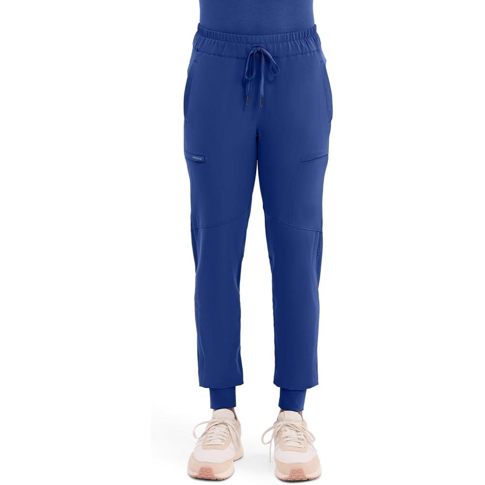 imageHealing Hands Womens Scrub Jogger Pant Naya with 6 Pockets Moisture Wicking 360 Stretch ampamp Recycled Fibers 9156Galaxy Blue
