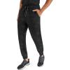 Healing Hands Mens Scrub Jogger Pants, Drew Camo Bottoms Featuring Moisture Wicking, Quick Dry & 360° Stretch – 9360(Black)