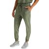Healing Hands Mens Scrub Jogger Pants, Drew Camo Bottoms Featuring Moisture Wicking, Quick Dry & 360° Stretch – 9360(Olive)