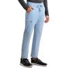 Healing Hands Men’s Scrub Pant Nash Pant with 6 Pockets, Moisture Wicking, 360° Stretch & Recycled Poly HH101(Icy Blue)