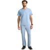 Healing Hands Men’s Scrub Pant Nash Pant with 6 Pockets, Moisture Wicking, 360° Stretch & Recycled Poly HH101(Icy Blue)