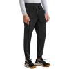 Healing Hands Men’s Scrub Pant Nolen Jogger with 6 Pocket, Moisture Wicking, 360° Stretch & Recycled Fibers 9172(Black)