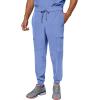 Healing Hands Men’s Scrub Pant Nolen Jogger with 6 Pocket, Moisture Wicking, 360° Stretch & Recycled Fibers 9172(Ceil)