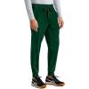 Healing Hands Men’s Scrub Pant Nolen Jogger with 6 Pocket, Moisture Wicking, 360° Stretch & Recycled Fibers 9172(Dark Pine)