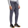 Healing Hands Men’s Scrub Pant Nolen Jogger with 6 Pocket, Moisture Wicking, 360° Stretch & Recycled Fibers 9172(Pewter)