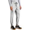 Healing Hands Men’s Scrub Pant Nolen Jogger with 6 Pocket, Moisture Wicking, 360° Stretch & Recycled Fibers 9172(Silver Stone)
