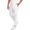 Healing Hands Men’s Scrub Pant Nolen Jogger with 6 Pocket, Moisture Wicking, 360° Stretch & Recycled Fibers 9172(White)