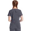 Healing Hands Purple Label Scrub Tops Women – 2-Way Stretch, V-Neck Jean Scrub Tops with 3 Pockets – HH600(Pewter)