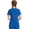 Healing Hands Purple Label Scrub Tops Women – 2-Way Stretch, V-Neck Jean Scrub Tops with 3 Pockets – HH600(Royal)