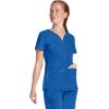 Healing Hands Purple Label Scrub Tops Women – 2-Way Stretch, V-Neck Jean Scrub Tops with 3 Pockets – HH600(Royal)