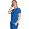 Healing Hands Purple Label Scrub Tops Women – 2-Way Stretch, V-Neck Jean Scrub Tops with 3 Pockets – HH600(Royal)