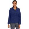 Healing Hands Scrub Jackets For Woman Destini Camo Jacket With 3 Pockets Moisture Wicking & 360° Stretch Fabric 5030(Navy)