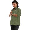 Healing Hands Scrub Jackets For Woman Destini Camo Jacket With 3 Pockets Moisture Wicking & 360° Stretch Fabric 5030(Olive)