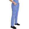 Healing Hands Scrub Pants for Women Tamara Pant with 6 Pockets, Reversible Drawstring, and 2-Way Stretch Fabric 9181(Ceil)
