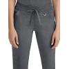 Healing Hands Scrub Pants for Women Tamara Pant with 6 Pockets, Reversible Drawstring, and 2-Way Stretch Fabric 9181(Heather Grey)