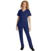 Healing Hands Scrub Pants for Women Tamara Pant with 6 Pockets, Reversible Drawstring, and 2-Way Stretch Fabric 9181(Navy)