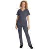 Healing Hands Scrub Pants for Women Tamara Pant with 6 Pockets, Reversible Drawstring, and 2-Way Stretch Fabric 9181(Pewter)