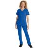 Healing Hands Scrub Pants for Women Tamara Pant with 6 Pockets, Reversible Drawstring, and 2-Way Stretch Fabric 9181(Royal)